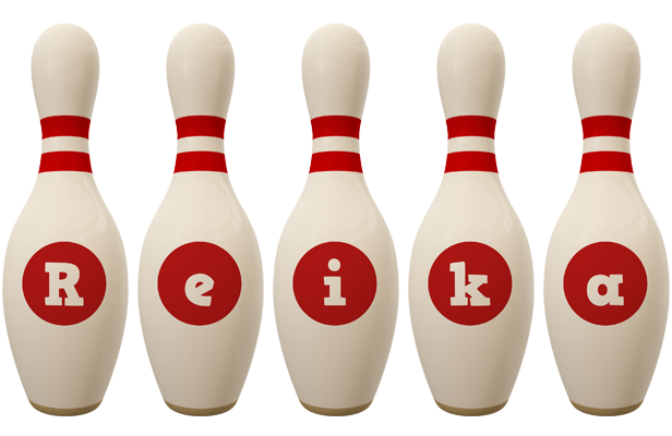 Reika bowling-pin logo