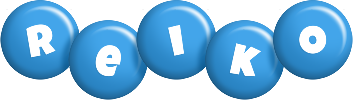 Reiko candy-blue logo