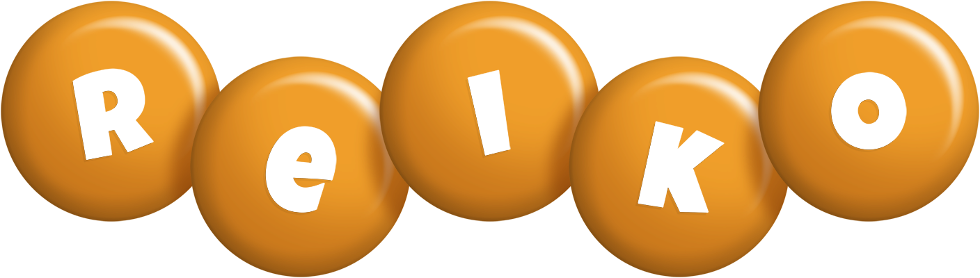 Reiko candy-orange logo
