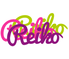 Reiko flowers logo