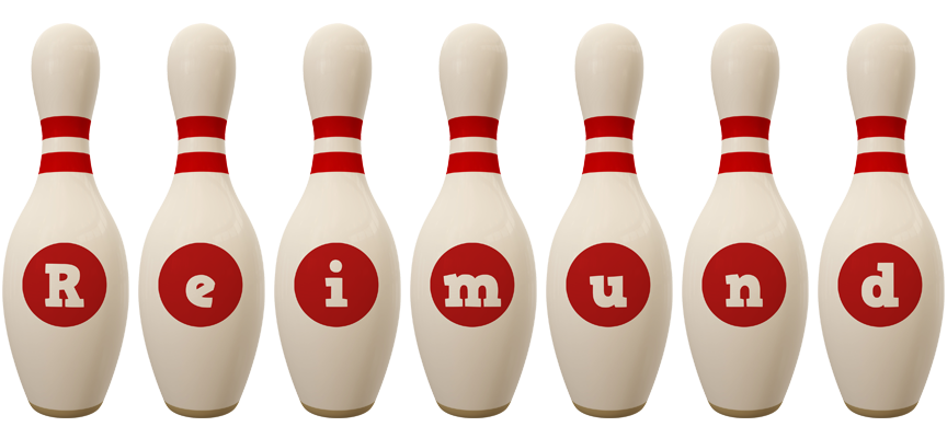 Reimund bowling-pin logo