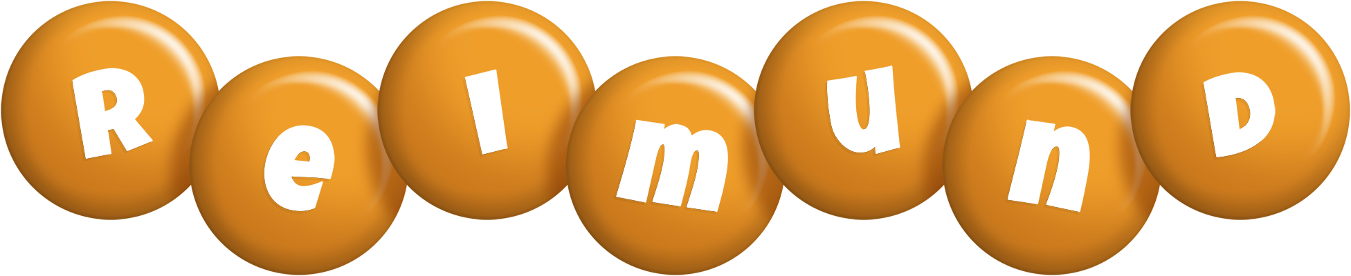 Reimund candy-orange logo