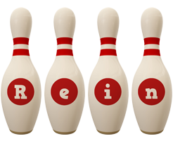Rein bowling-pin logo