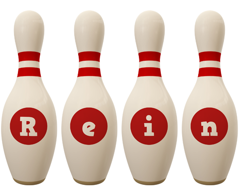 Rein bowling-pin logo