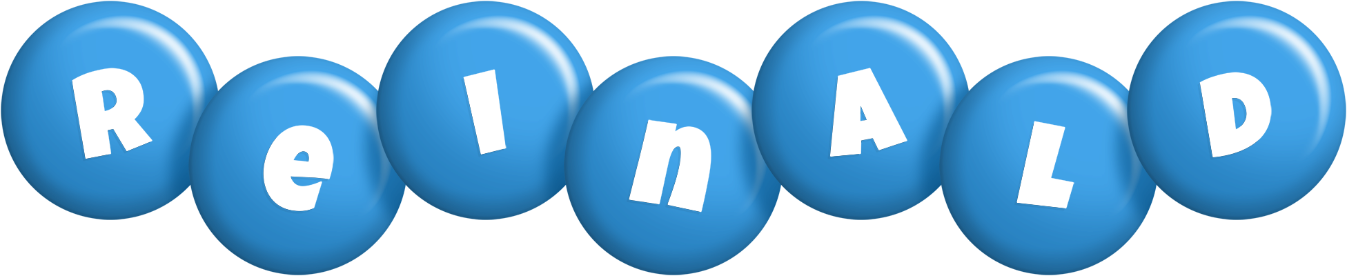 Reinald candy-blue logo