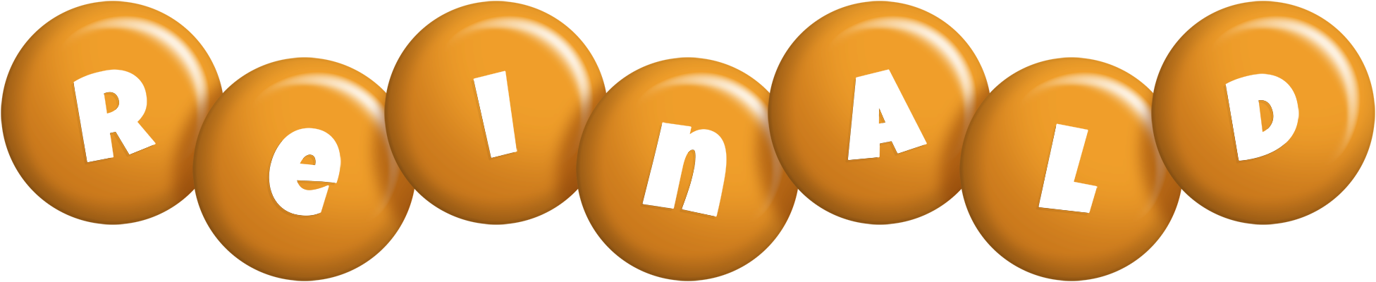 Reinald candy-orange logo
