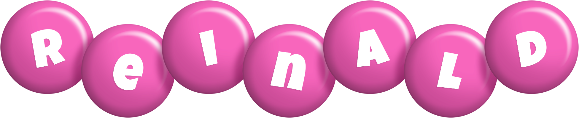 Reinald candy-pink logo