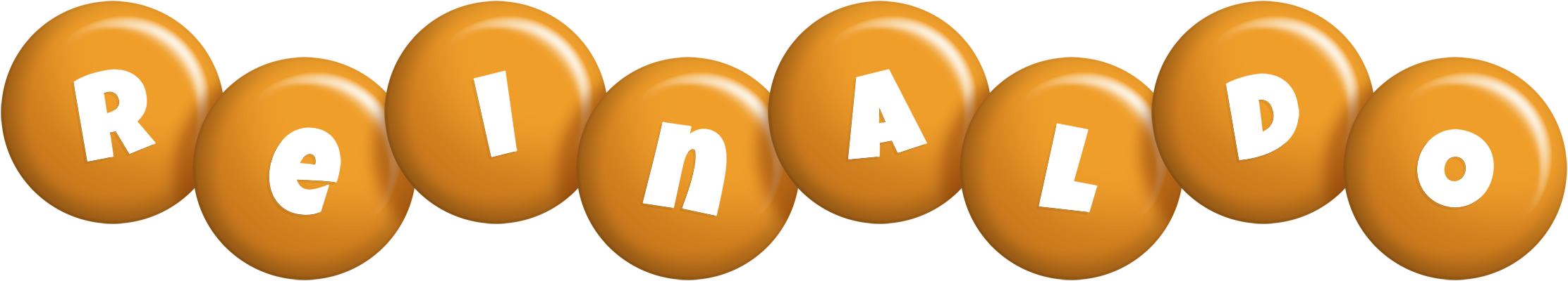Reinaldo candy-orange logo