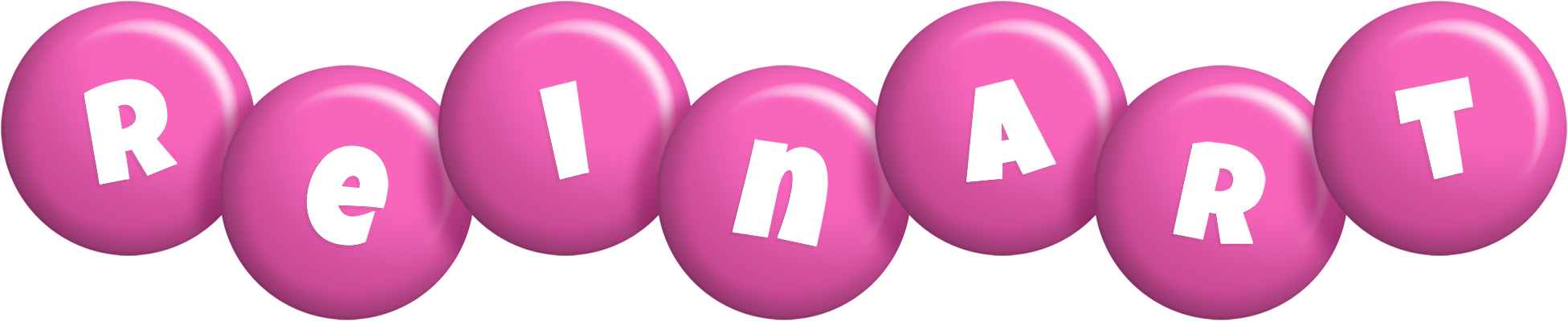 Reinart candy-pink logo