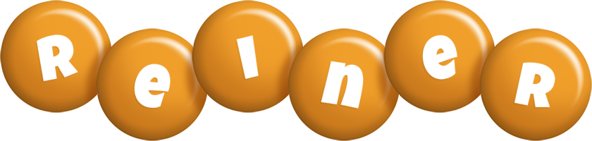 Reiner candy-orange logo