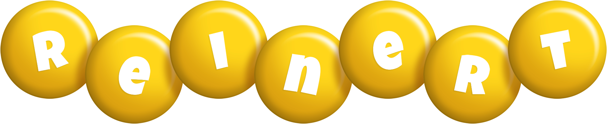 Reinert candy-yellow logo