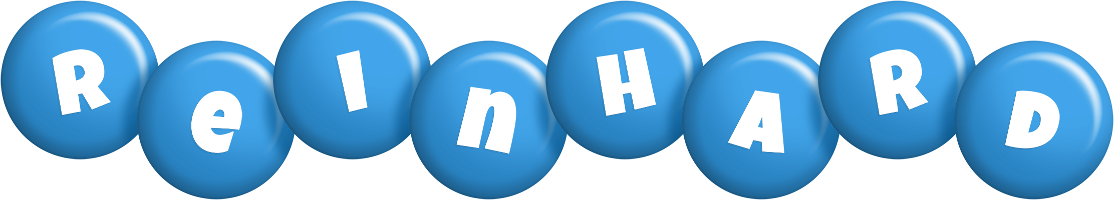 Reinhard candy-blue logo