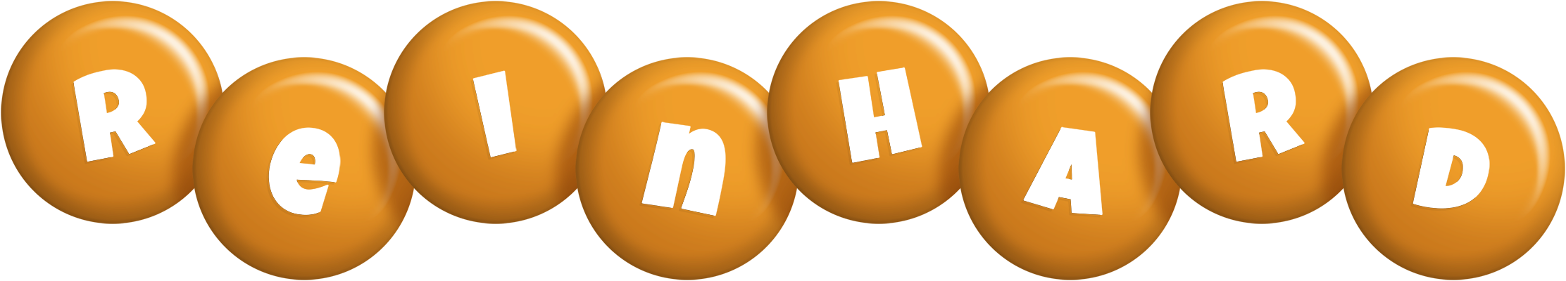 Reinhard candy-orange logo