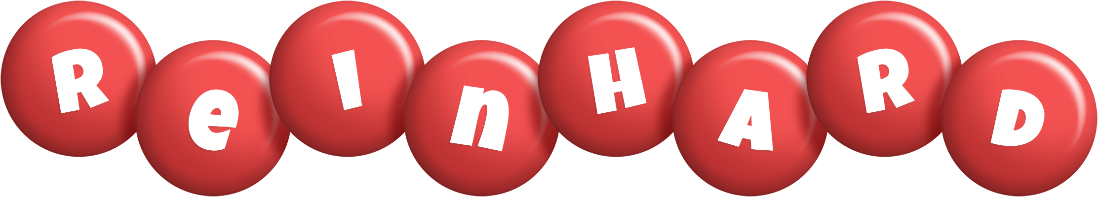 Reinhard candy-red logo