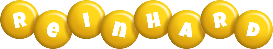 Reinhard candy-yellow logo