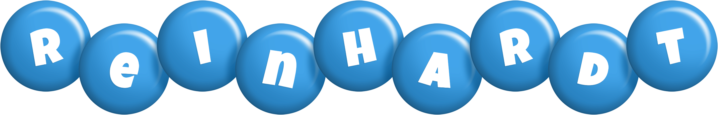 Reinhardt candy-blue logo