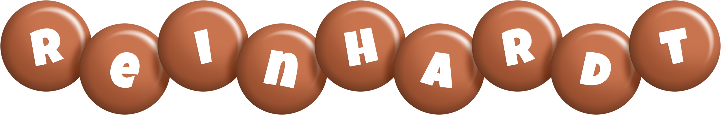 Reinhardt candy-brown logo