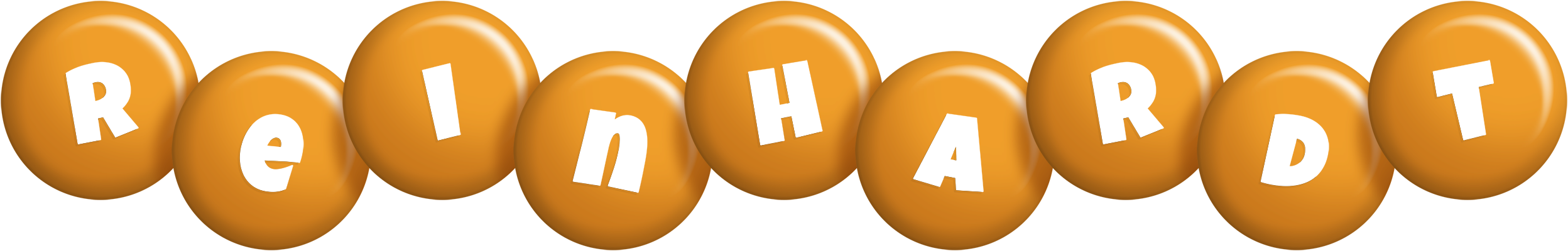Reinhardt candy-orange logo
