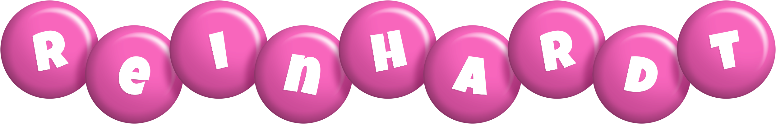 Reinhardt candy-pink logo
