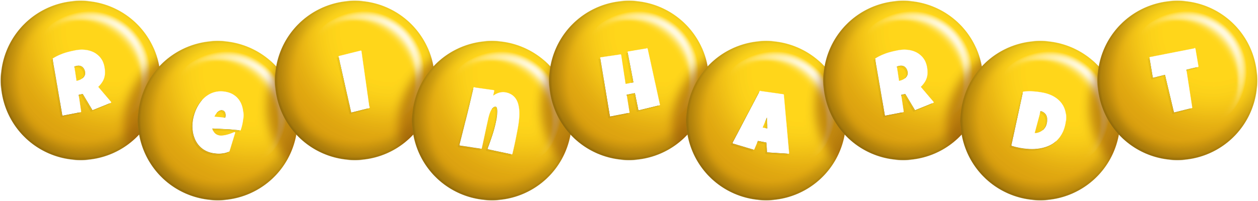 Reinhardt candy-yellow logo
