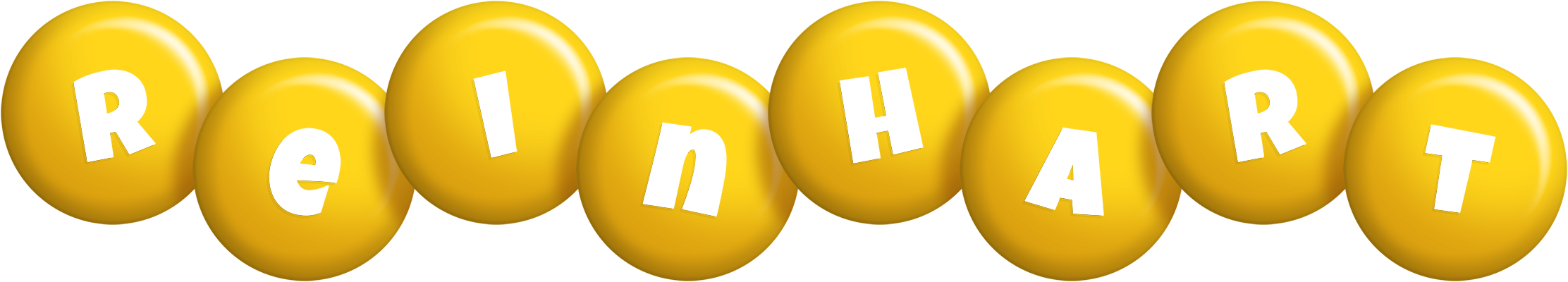 Reinhart candy-yellow logo