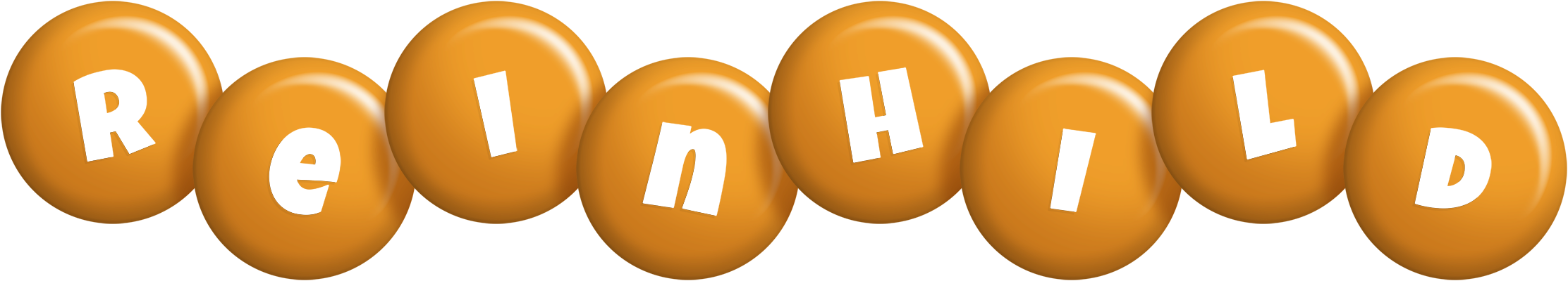 Reinhild candy-orange logo