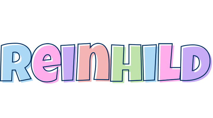 Reinhild pastel logo