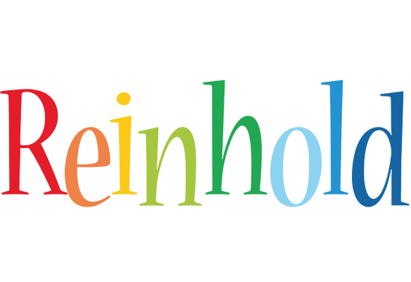 Reinhold birthday logo
