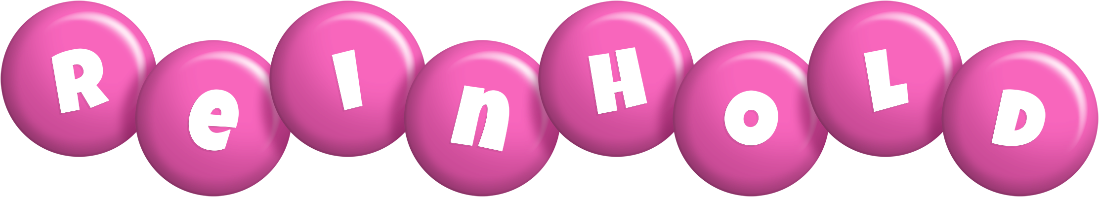 Reinhold candy-pink logo