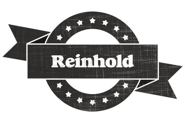 Reinhold grunge logo