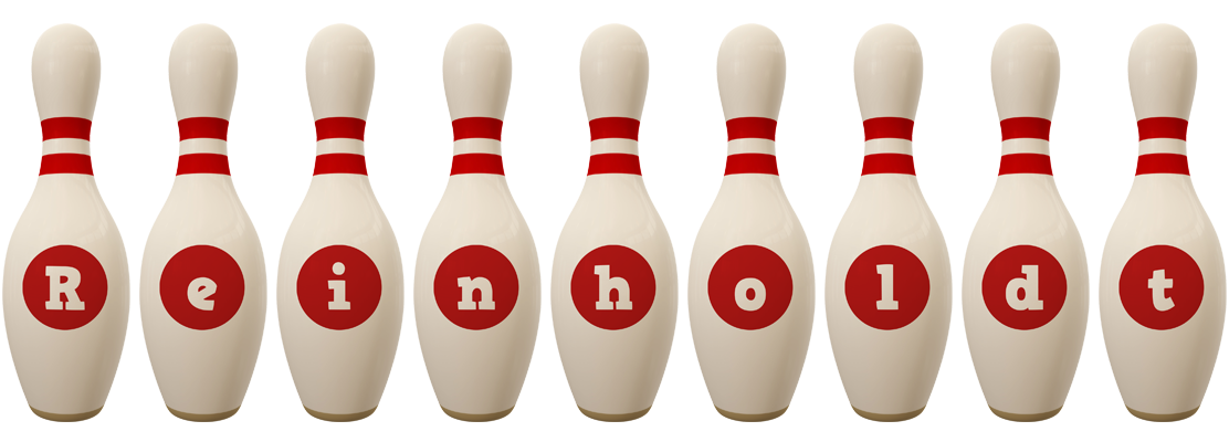 Reinholdt bowling-pin logo