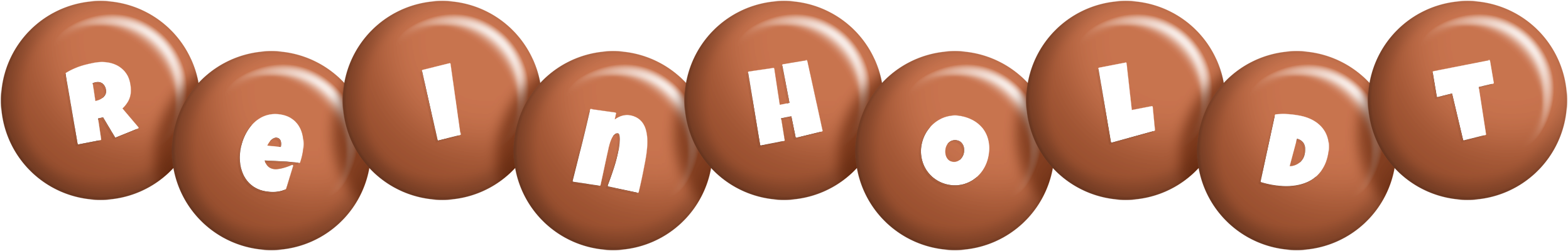 Reinholdt candy-brown logo