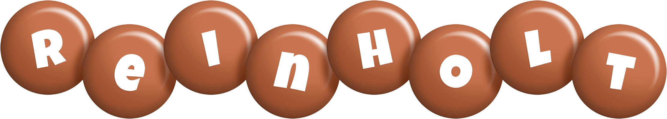 Reinholt candy-brown logo