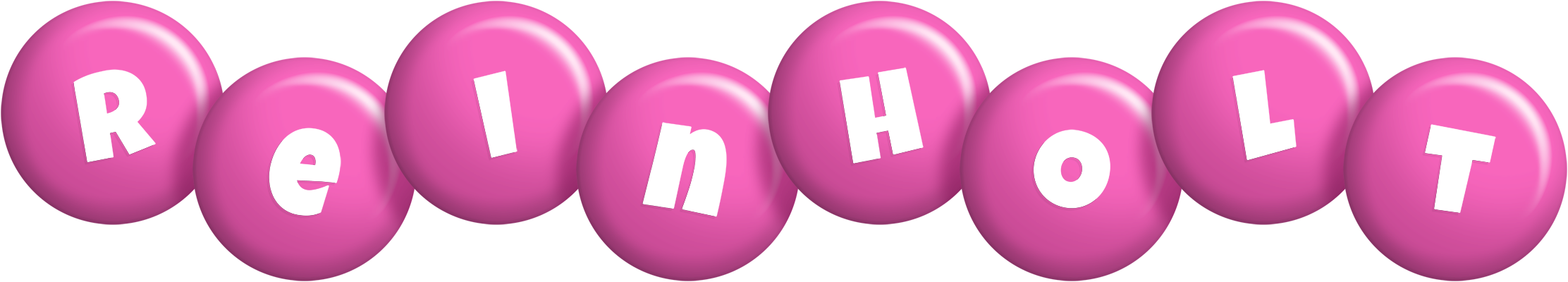 Reinholt candy-pink logo