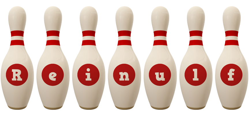 Reinulf bowling-pin logo