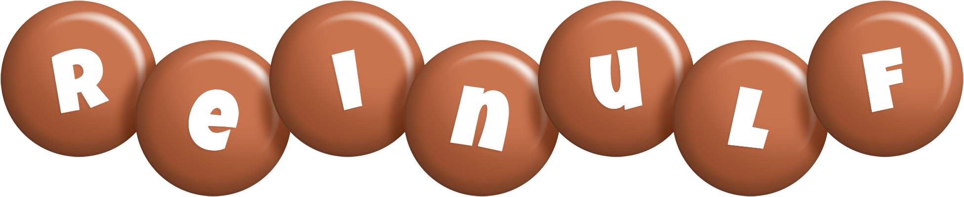 Reinulf candy-brown logo