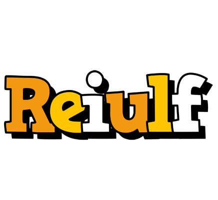 Reiulf cartoon logo