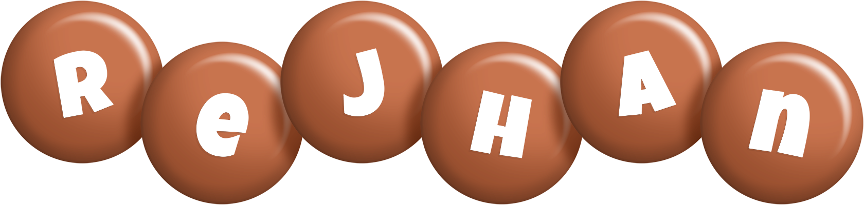 Rejhan candy-brown logo