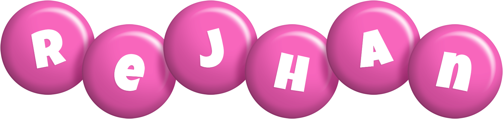 Rejhan candy-pink logo