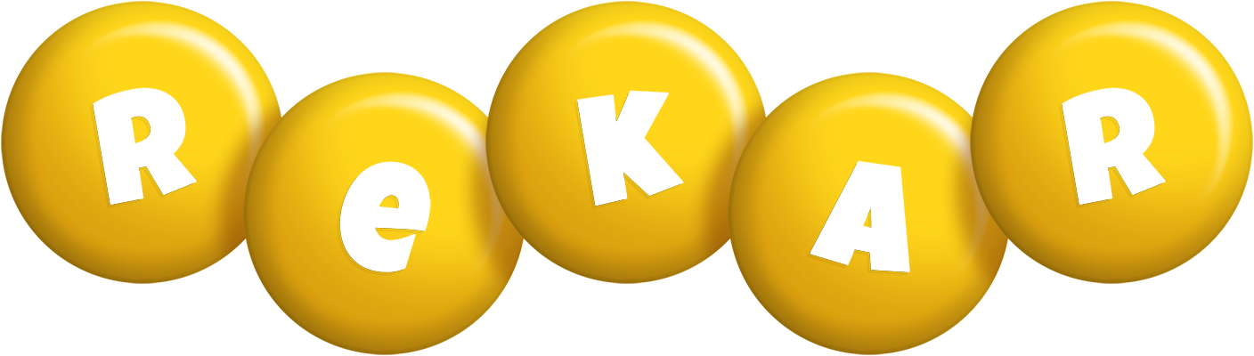 Rekar candy-yellow logo