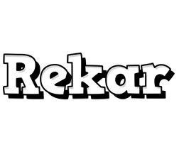 Rekar snowing logo