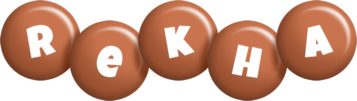 Rekha candy-brown logo