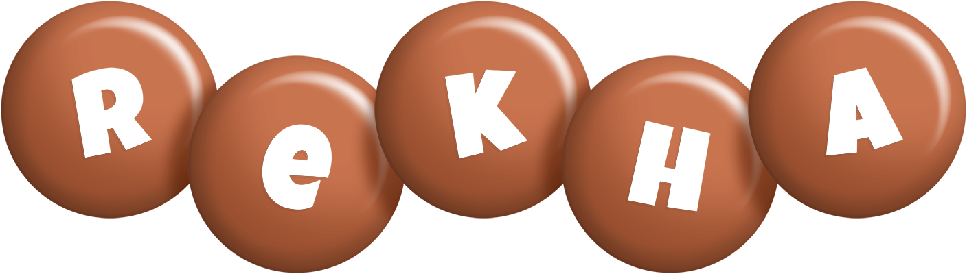 Rekha candy-brown logo