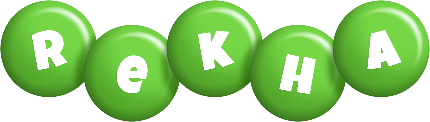 Rekha candy-green logo