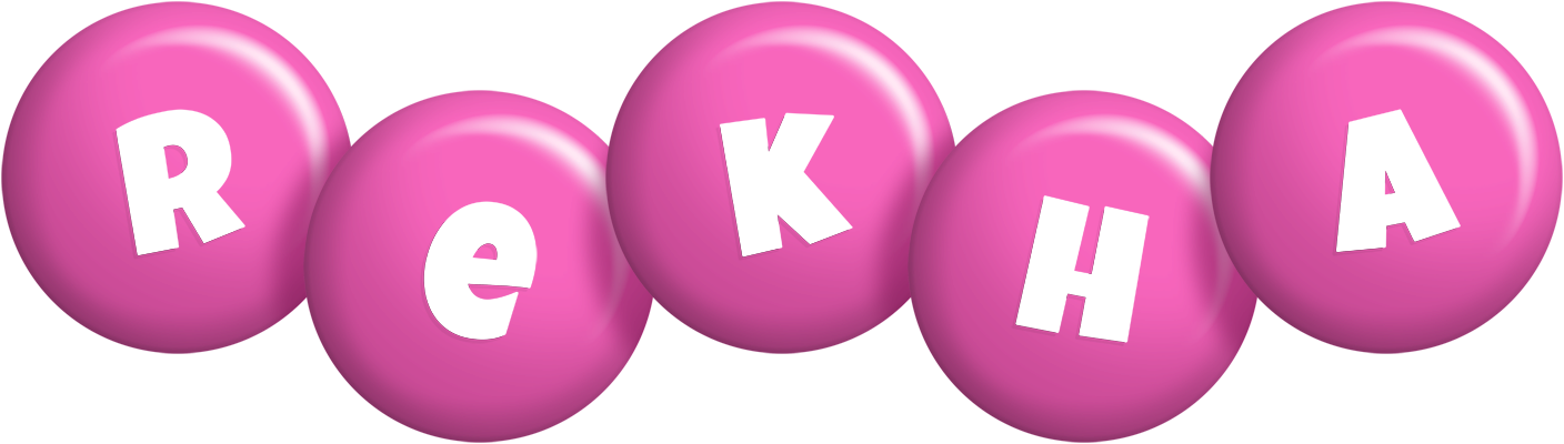 Rekha candy-pink logo
