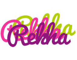 Rekha flowers logo