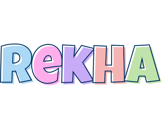 Rekha pastel logo