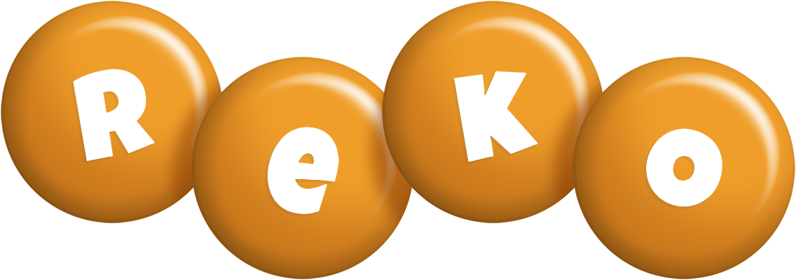 Reko candy-orange logo
