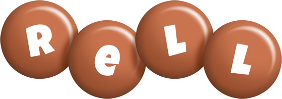 Rell candy-brown logo