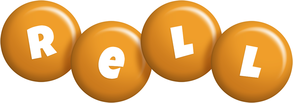 Rell candy-orange logo